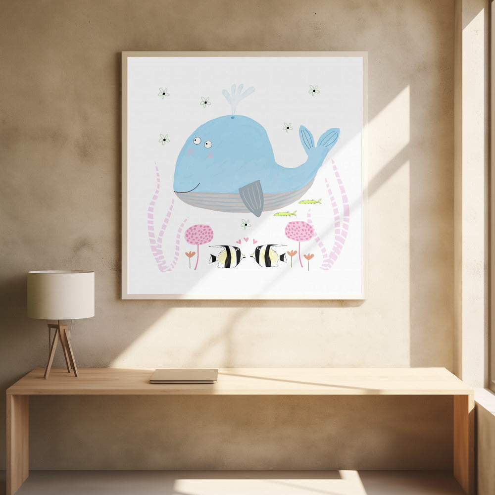 Walvis' tuindroom | Poster