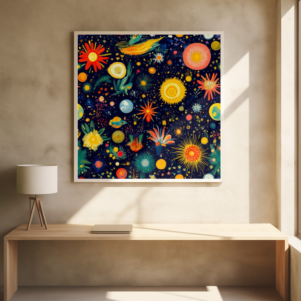 Dromen van een zonnetuin | Poster