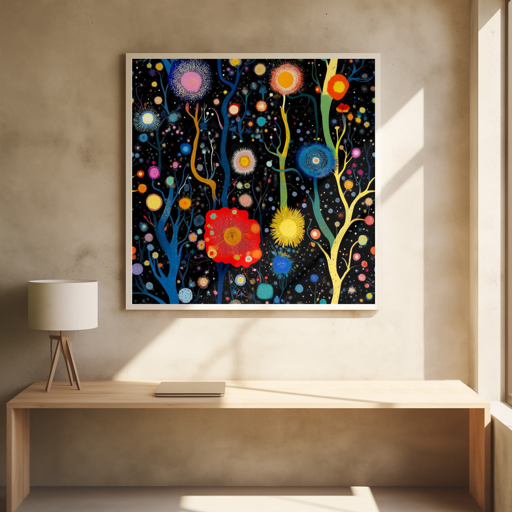 Levendige Hemelse Tuin | Poster
