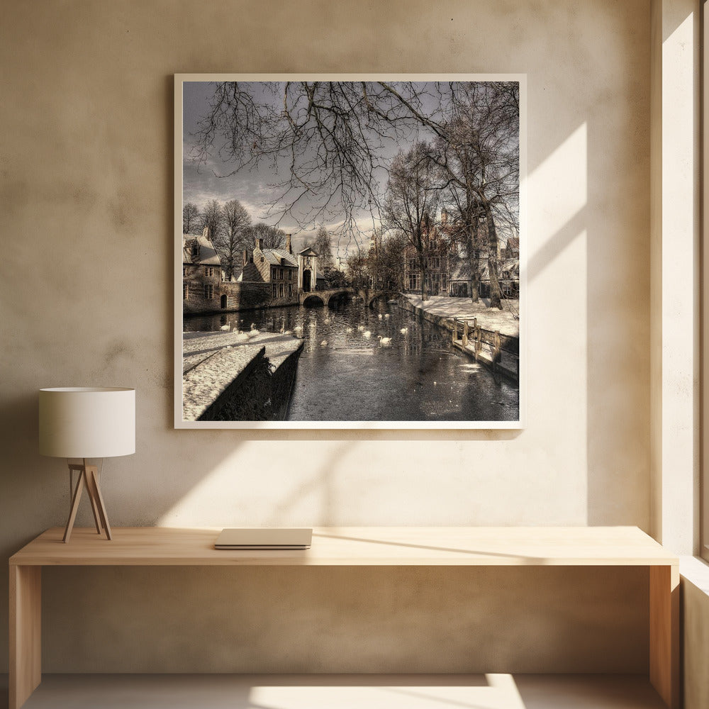 Brugge in kerstkledij | Poster