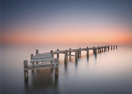 Oude pier II | Behang