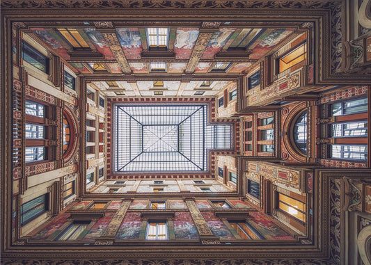 Galleria Sciarra, Rome. | Behang
