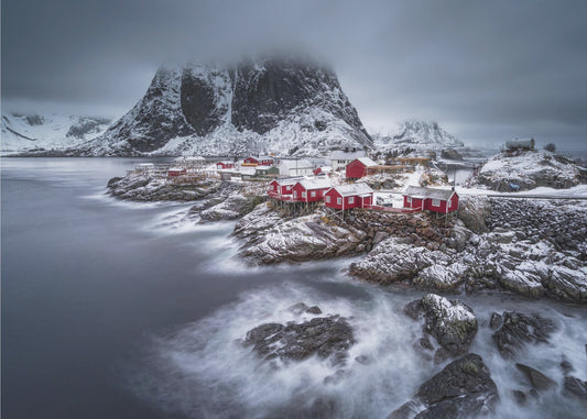 winter Lofoten-eilanden | Behang