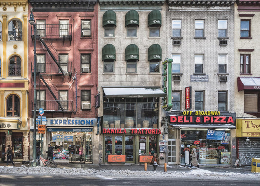 Een koude dag in New York | Behang