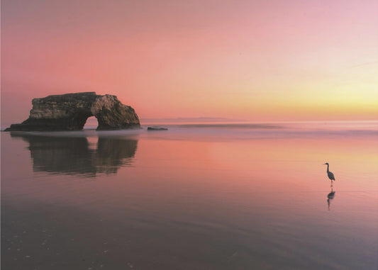 Zonsondergang bij de Natural Bridge-2 | Canvas