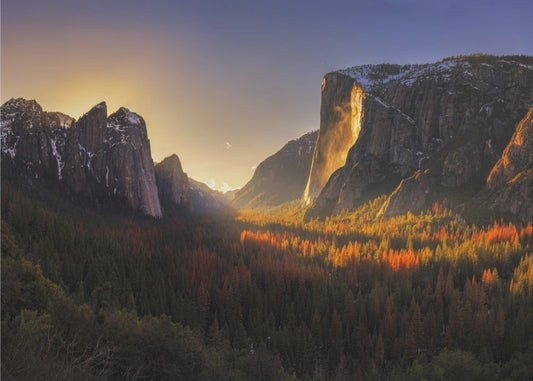 Yosemite Vuurval | Canvas