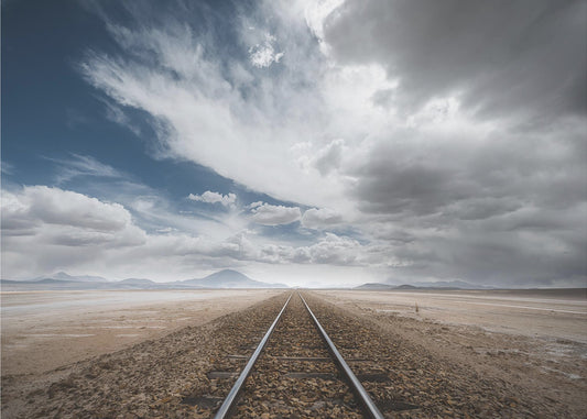 de lange weg | Behang