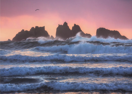 Bandon Beach Layers | Poster