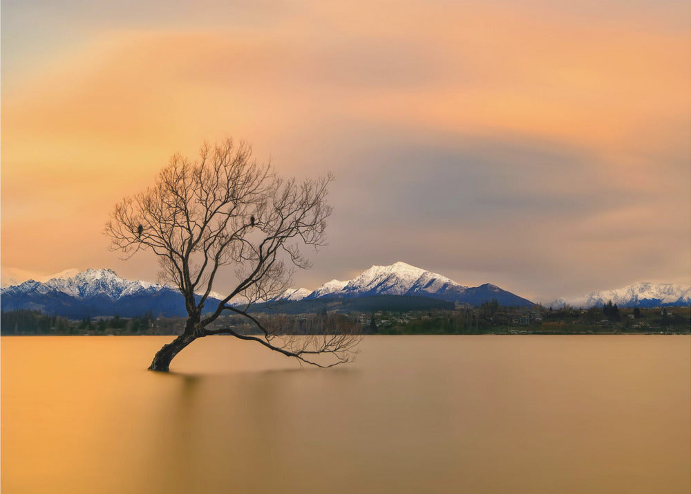 Ochtendgloed van Lake Wanaka | Achtergrond