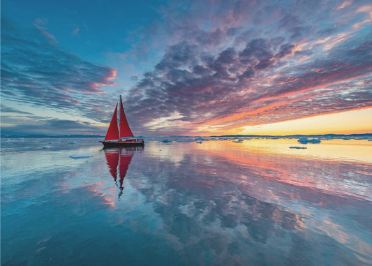 Groenlandse vuurlucht | Canvas