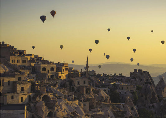 Zonsopgang boven Cappadocië | Achtergrond