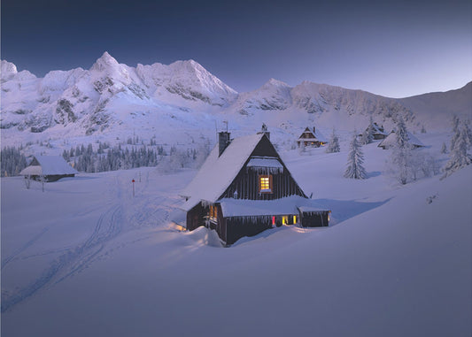 Winterhut | Behang