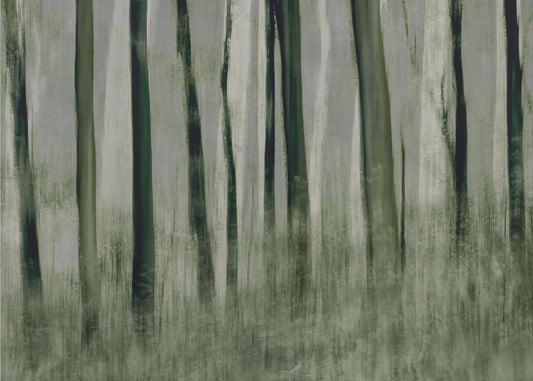 Bomen in beweging | Behang