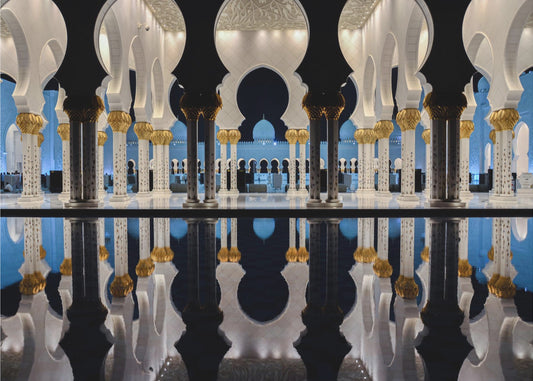 Blauw Uur &amp; Reflectie | Poster