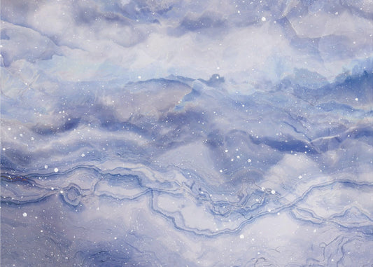 Mystieke wintergolven | Canvas