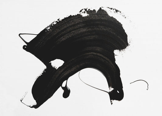 Black Abstract Stroke | Wallpaper