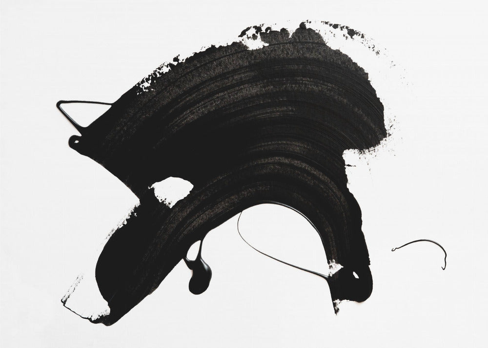 Black Abstract Stroke | Canvas