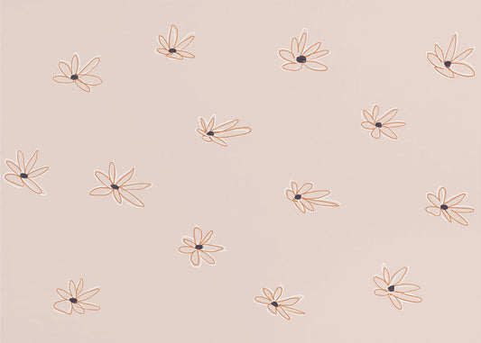 Minimalistische madeliefjespatronen | Poster
