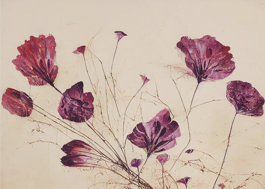 Crimson Bloom Dans | Canvas