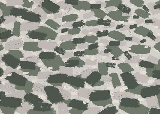 Gedempt bospenseel | Canvas
