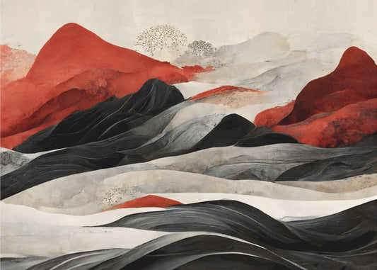 Crimson Peaks | Behang