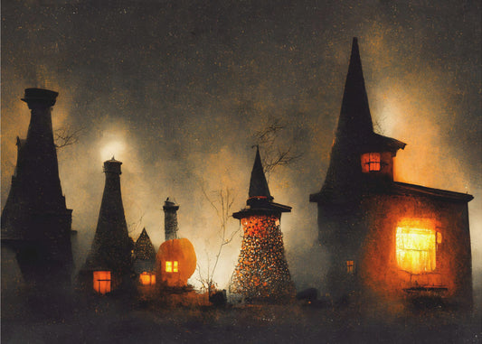 Spookachtig Glowscape | Achtergrond