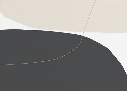 Gebogen Divide | Behang