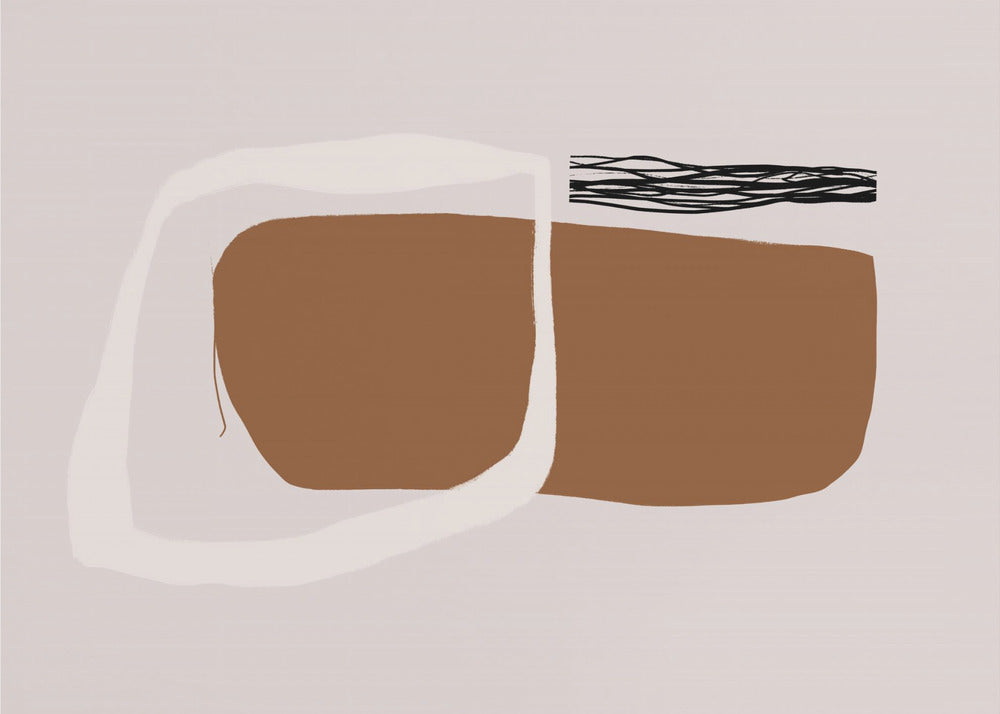 Aards minimalisme | Behang