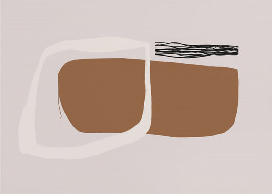 Aards minimalisme | Behang