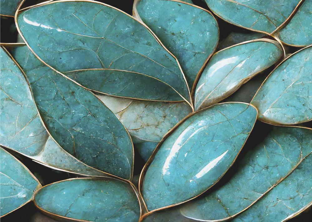 Glinsterende bladeren | Poster