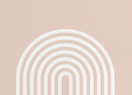 Perzik Regenboog | Canvas