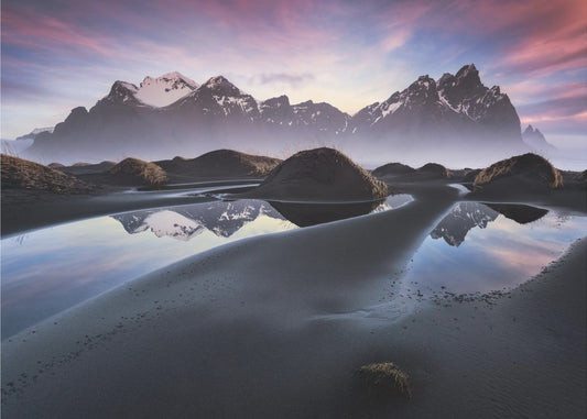 Gloeiende Vestrahorn | Poster