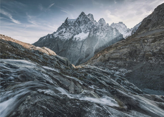 Monochrome berg | Canvas