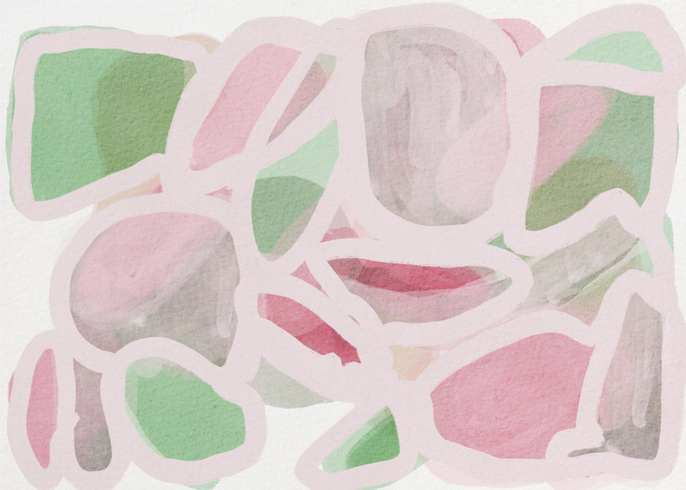 Roze Krabbel | Canvas