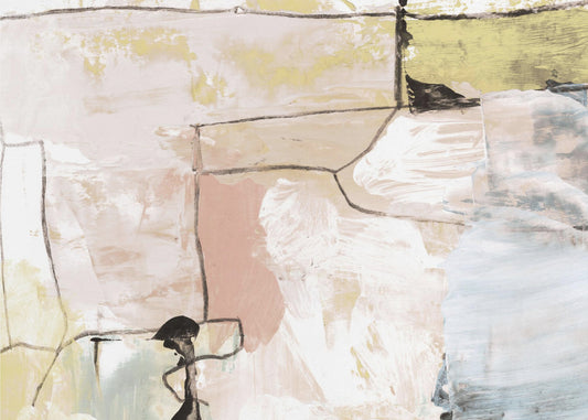 Abstracte pasteltinten | Behang