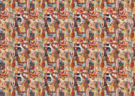 Vibrant Mosaic Flow | Poster