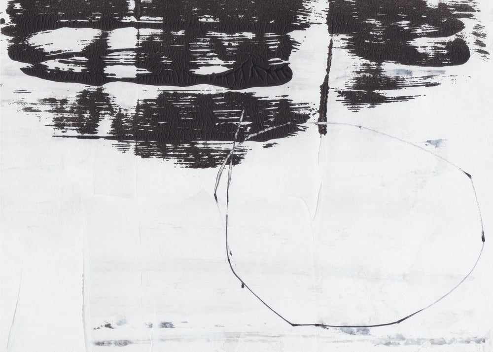 Monochrome fluisteringen | Behang