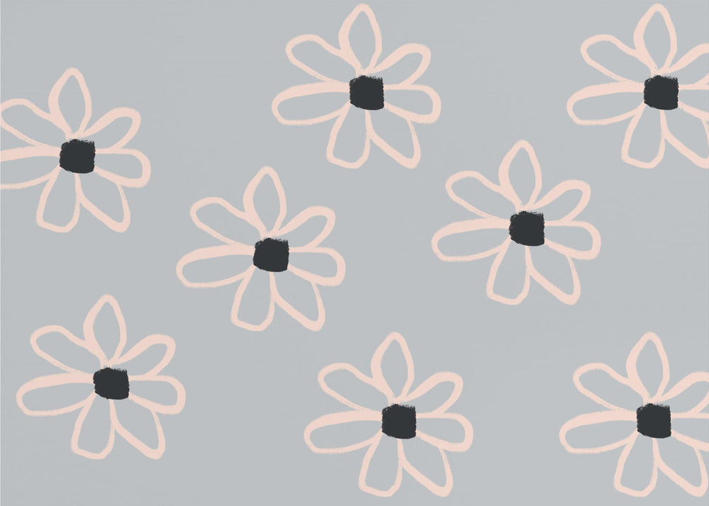 Gedurfde bloemen | Behang