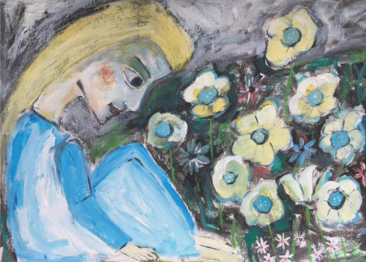 In de tuin | Poster
