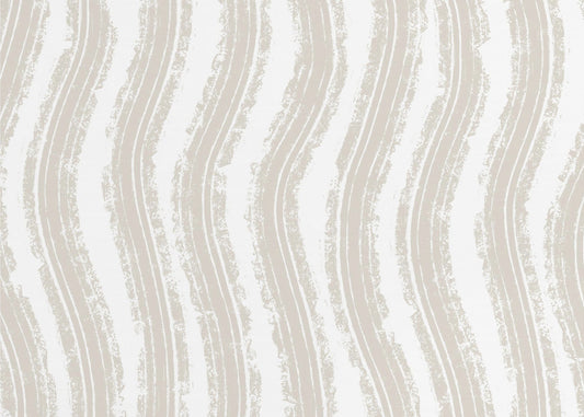 Textured Beige Lines With Rhythmic Pattern | Canvas