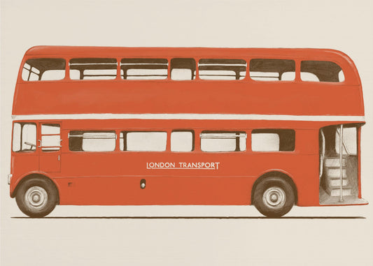 Rode Engelse bus | Poster