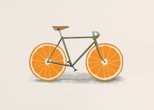 Oranje Wielen | Canvas