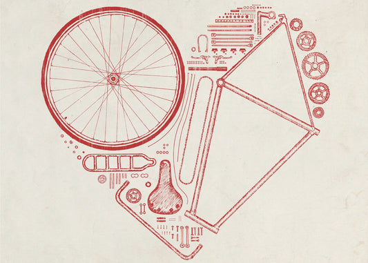 Liefdesfiets nr. 2 | Canvas