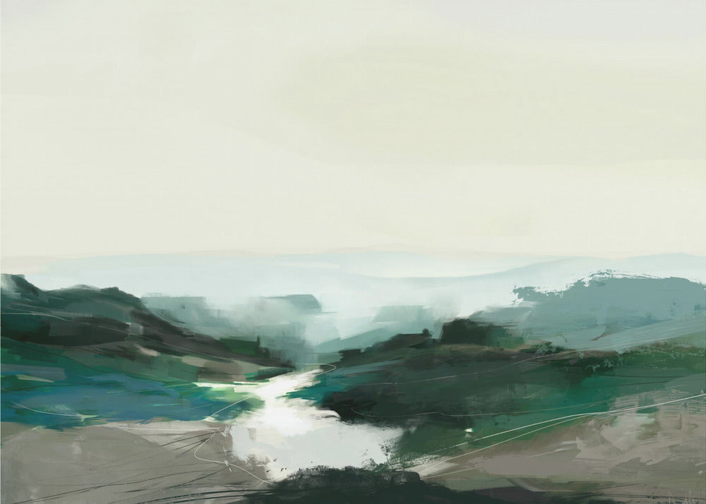 Hooglandzicht | Canvas