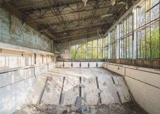Zwembad in Tsjernobyl | Canvas