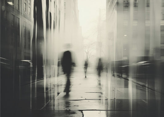Ghostly City Stroll | Wallpaper