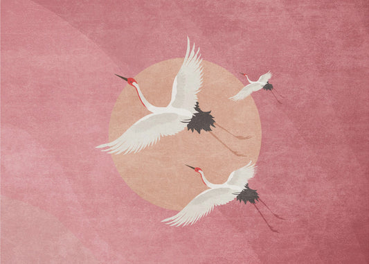 Crimson Sky Soar | Canvas