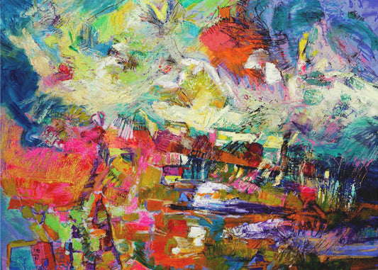 Expressionistisch Abstract | Behang