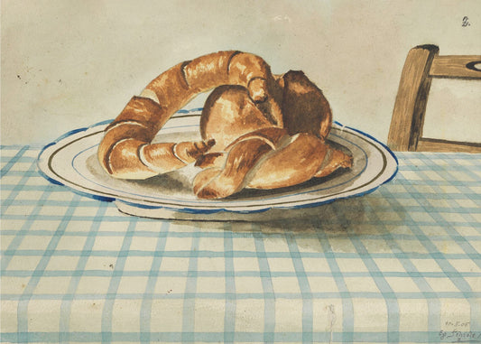 Still Life With Pastry Plate | Poster