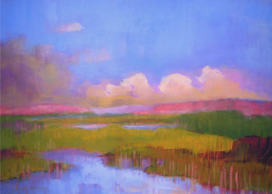 Impressionistisch landschap | Poster